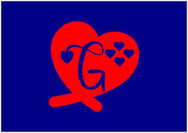 G Letter Logo With Love Icon