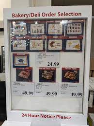 ordering cakes and platters from costco