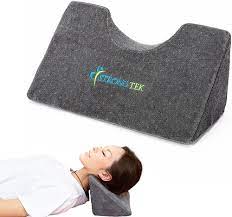 Amazon.com: StrongTek Dual-Curve Foam Cervical Pillow, Restorative Neck  Traction Wedge with Washable Cover, Ideal for Neck Stretch, Relaxation &  Posture, Perfect for Neck Relief & Correction : Health & Household
