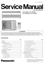 panasonic cs c12dku service manual pdf