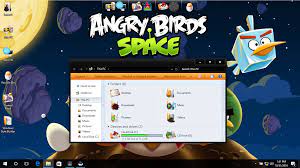 Angry Birds Space Skin Pack - Skin Pack Theme for Windows 11