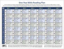 Free One Year Bible Reading Plan Echart Rose Publishing