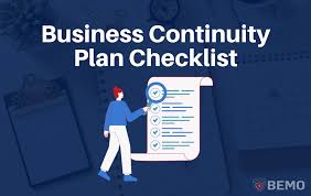 business continuity plan checklist