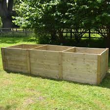 extra large triple bay wooden compost