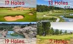 Golf courses with an odd number of holes
