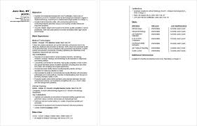 Pharmacy Tech Resume Template Example Cable Technician