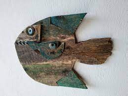 Wooden Fish For The Wall Fish Art