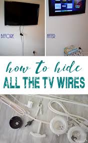 hiding tv cords on wall hide tv wires
