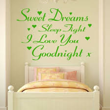 Sweet Dreams Sleep Tight Wall Sticker