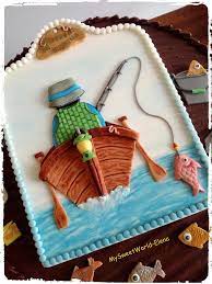 Hooked On Fishing Cake By My Sweet World Elena Cakesdecor gambar png