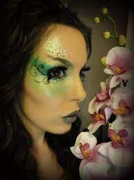 green garden fairy makeup look