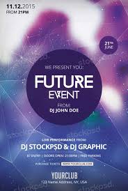 Download Future Event Free Psd Flyer Template For Photoshop