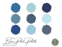 Blues Benjamin Moore Paint Palette