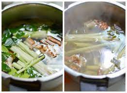 thai clear soup thai tofu veggie soup