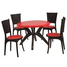 plastic dining tables 4 seater