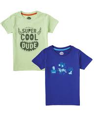 Brilliant Basics By Cub Mcpaws Boys Pack Of 2 T Shirt Round