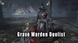 Elden Ring - Grave Warden Duelist Boss Fight - YouTube