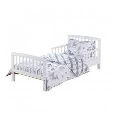 White Toddler Bed Bundle With Mattress