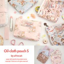 qoo10 oil cloth pouch s2 stationery