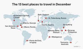 Top Vacation Spots In December gambar png