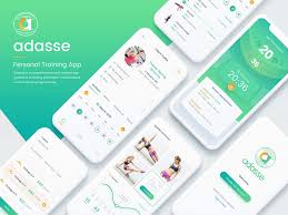 fitness and gym mobile app ui ux and