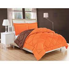 Orange Chocolate Twin Xl Comforter Set