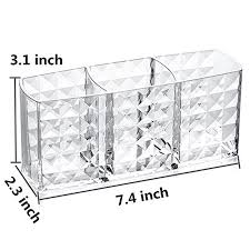 acrylic makeup brush holder 3