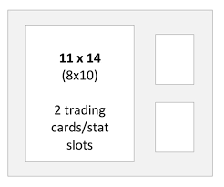 Lift the clear sheet to locate subject images on the grid and then lower it to lock them in place. 11 X 14 Trading Card Frame Mat Matboard Plus