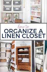 How To Organize A Linen Closet The