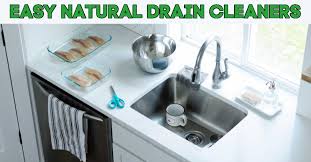homemade natural drain cleaners no