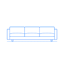 Couch Sofa Dimensions Drawings Dimensions Guide