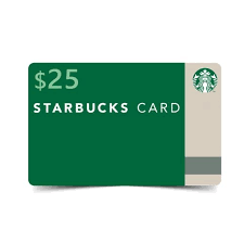 25 starbucks gift card free with
