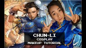 chun li cosplay makeup lazypandah