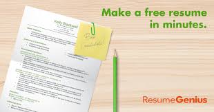 free resume builder create a