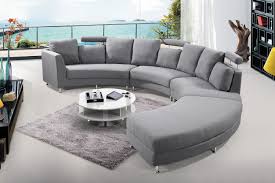 italian design circular sofa light