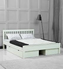 Blanche Solid Wood Queen Size Bed