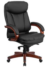 A chair with wheels or castors meant no one would waste a second standing up. Btod High Back Leather Office Chair Mahogany Wood Base