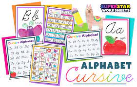 cursive alphabet superstar worksheets