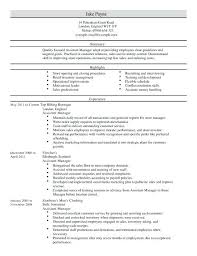 Assistant Manager Resume Template Retail Assistant Manager Template
