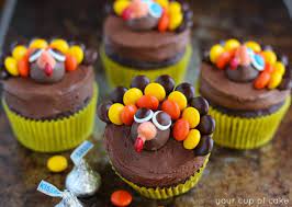 If you're looking for more than paper turkeys and faux leaves, try these stylish thanksgiving decor ideas. Turkey Cupcakes Thanksgiving Cupcake Decorating Your Cup Of Cake