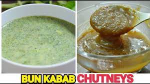 special 2 chutneys for bun kabab by