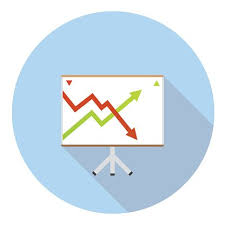Stock Chart Board Flat Icon Clipart Image 1 566 198 Clip Arts