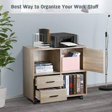Then, put those folders into the safe, fireproof box, or other spot where you plan to keep them. Huge Mobile Filing Cabinet With Large Open Space Printer Stand With Storage Shelves Vintage Brown Multi Use Functional Wood Cabinet For Home Office Vanspace Lateral File Cabinet With 2 Drawers Lab Scientific Products