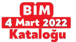BİM Market 4 Mart 2022 Kataloğu. BİM Market Bu hafta 4 Mart Kataloğu