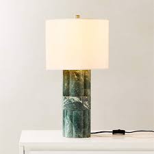 Walden Green Marble Table Lamp Tall
