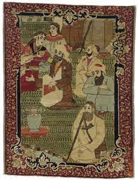 3 x 4 antique persian kerman pictorial