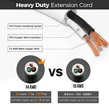 3 prong extension cord wiring diagram. Buy Firmerst 15 Feet Extension Cord 14 Awg Heavy Duty 1875w 3 Prong White Ul Listed Online In Kazakhstan B08369cxp7