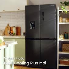 Samsung - Tủ lạnh Samsung 4 cửa thế hệ Mới 2 Dàn lạnh độc lập Twin Cooling  Plus