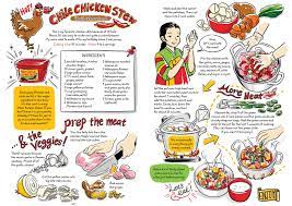 Cook korean a comic book with recipes