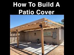 How To Build Patio Cover Pt 2 Framing